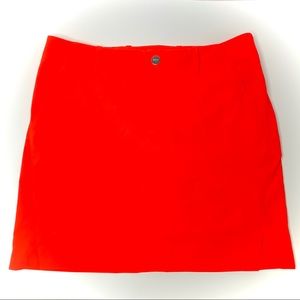 Polo Golf athletic skort/ bright coral/ 4